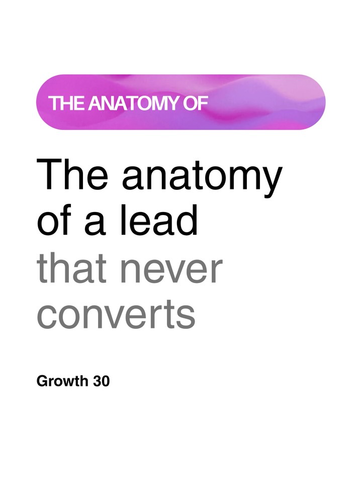 Carrusel de Instagram de Growth 30
