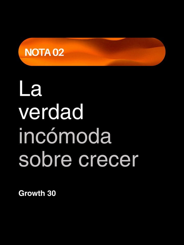 Carrusel de Instagram de Growth 30
